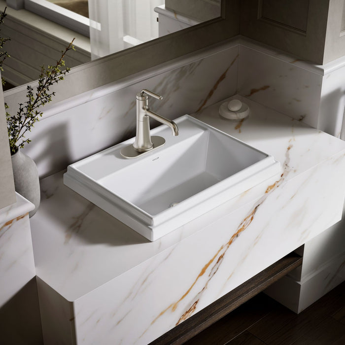 KOHLER K-2991-1 Tresham 21-3/4" rectangular drop-in bathroom sink