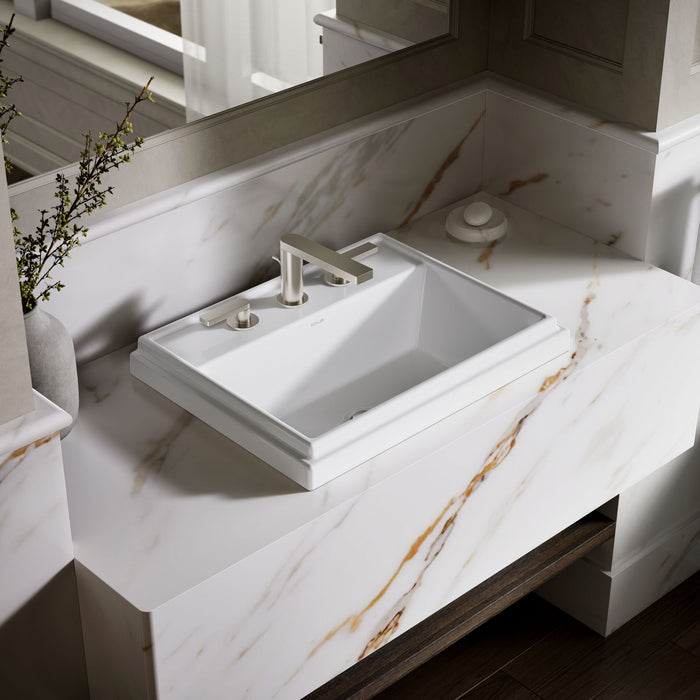 KOHLER K-2991-8 Tresham 21-3/4" rectangular drop-in bathroom sink