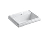 KOHLER K-2991-1 Tresham 21-3/4" rectangular drop-in bathroom sink