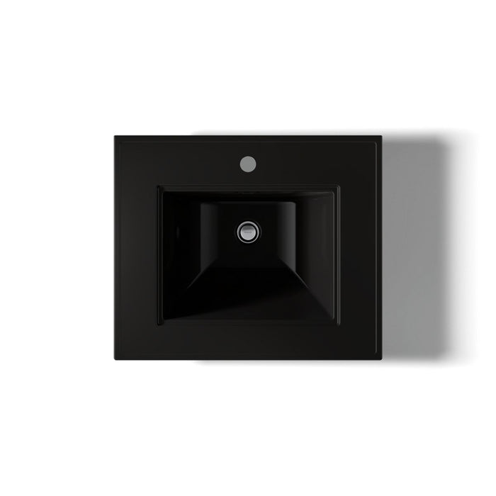 KOHLER K-29999-1 Memoirs 25" pedestal/console table bathroom sink, black black - view 5