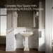 Kohler Memoirs 25" pedestal/console table bathroom sink