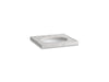KOHLER K-3023 Kathryn 24" x 22" marble console tabletop with 8" widespread faucet holes and cut for K-2205-G/K-2210-G un