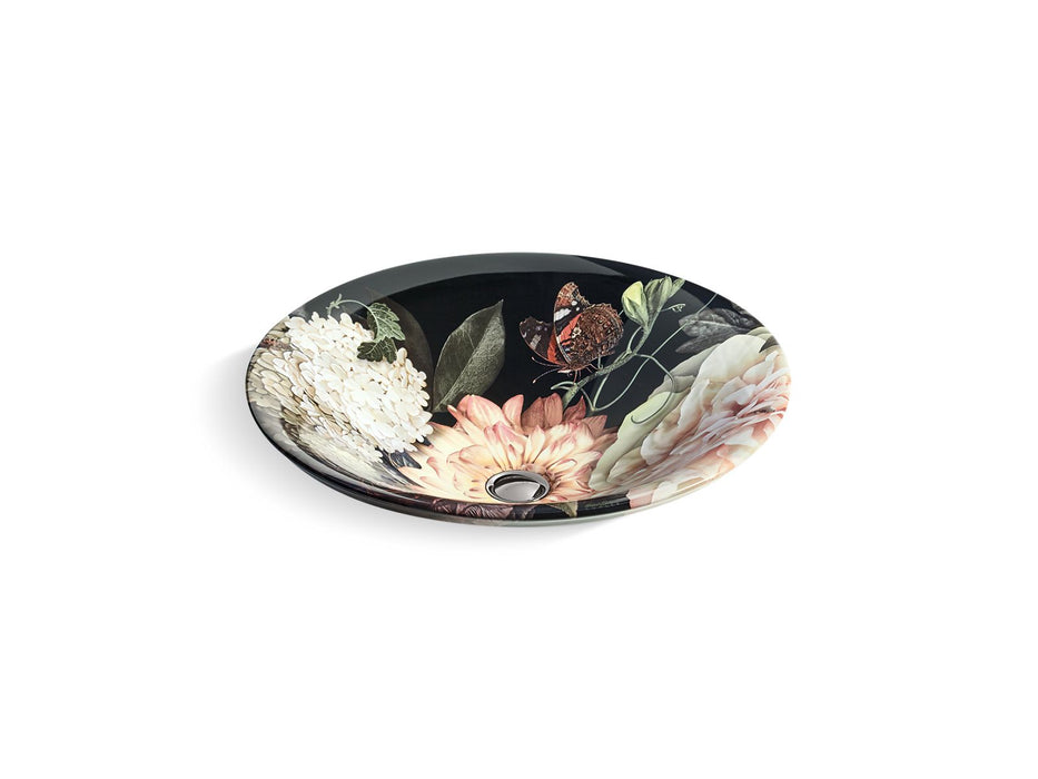 KOHLER K-30333-DM1 Dutchmaster 17-3/4" round drop-in bathroom sink, no overflow