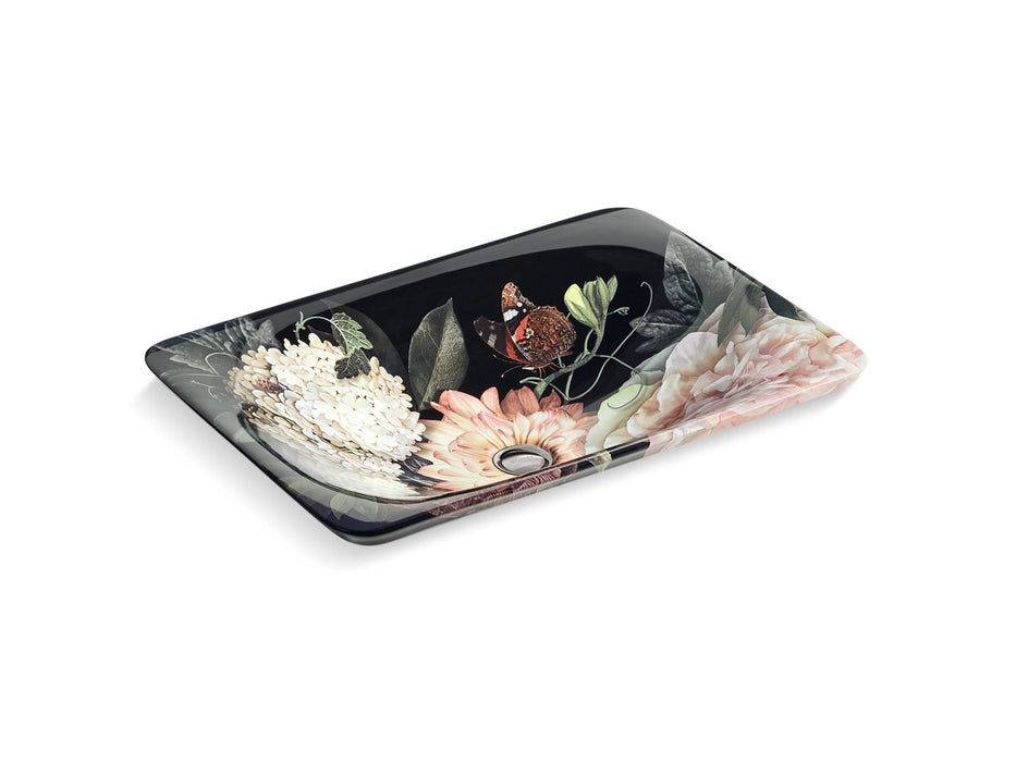 KOHLER K-30334-DM1 Dutchmaster 21-1/4" rectangular drop-in bathroom sink, no overflow
