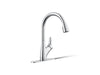 Kohler Rival Pull-down kitchen sink faucet with two-function sprayhead