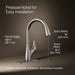 Kohler Rival Pull-down kitchen sink faucet with two-function sprayhead