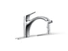Kohler Rival Single-handle kitchen sink faucet with side sprayer