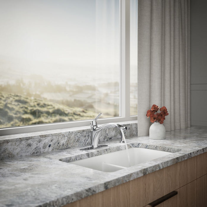 Kohler Rival Single-handle kitchen sink faucet with side sprayer