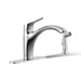 Kohler Rival Single-handle kitchen sink faucet with side sprayer