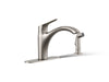 Kohler Rival Single-handle kitchen sink faucet with side sprayer