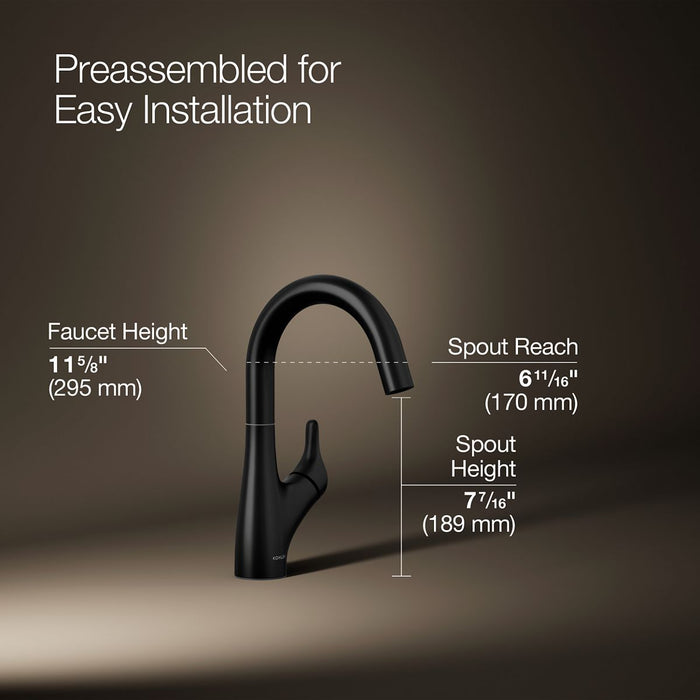 Kohler Rival Single-handle bar sink faucet