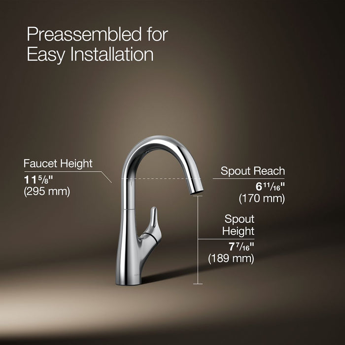Kohler Rival Single-handle bar sink faucet