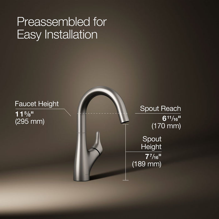 Kohler Rival Single-handle bar sink faucet