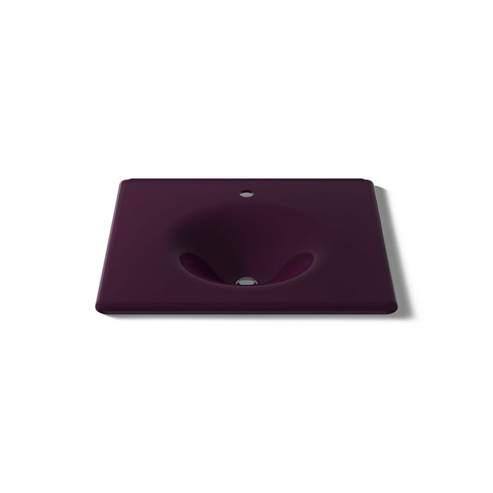 Kohler Iron/Impressions 25" Enameled cast iron vanity top with integrated round sink
