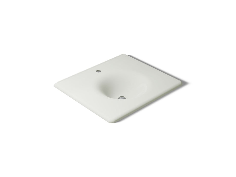 Kohler Iron/Impressions 25" Enameled cast iron vanity top with integrated round sink