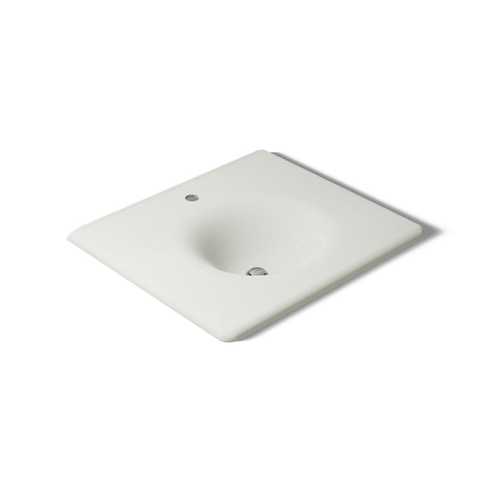 Kohler Iron/Impressions 25" Enameled cast iron vanity top with integrated round sink