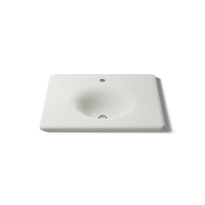 Kohler Iron/Impressions 25" Enameled cast iron vanity top with integrated round sink