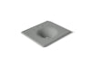 KOHLER K-3048-8 Iron/Impressions 25" Enameled cast iron vanity top with integrated round sink, basalt