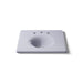 KOHLER K-3048-8 Iron/Impressions 25" Enameled cast iron vanity top with integrated round sink, lavender grey - view 5