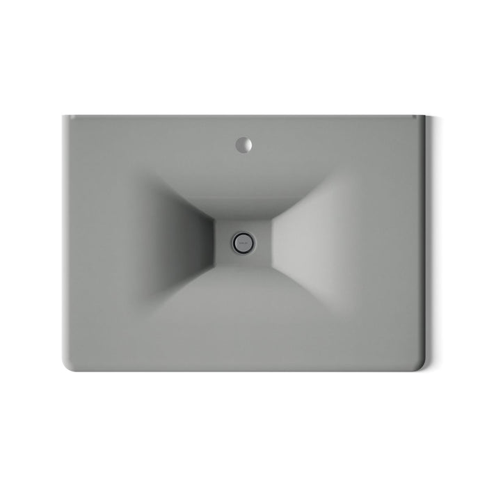 KOHLER K-3049-1 Iron/Impressions 31" Enameled cast iron vanity top with integrated rectangular sink, basalt - view 2
