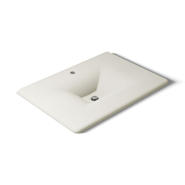 KOHLER K-3049-1 Iron/Impressions 31" Enameled cast iron vanity top with integrated rectangular sink