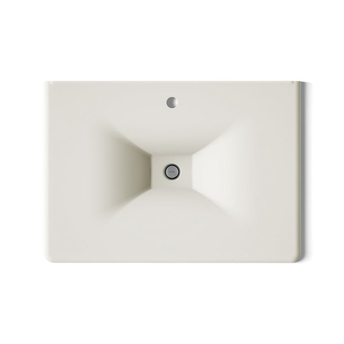 KOHLER K-3049-1 Iron/Impressions 31" Enameled cast iron vanity top with integrated rectangular sink