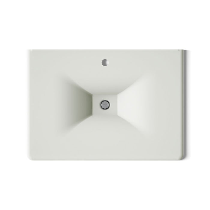 Kohler Iron/Impressions 31" Enameled cast iron vanity top with integrated rectangular sink