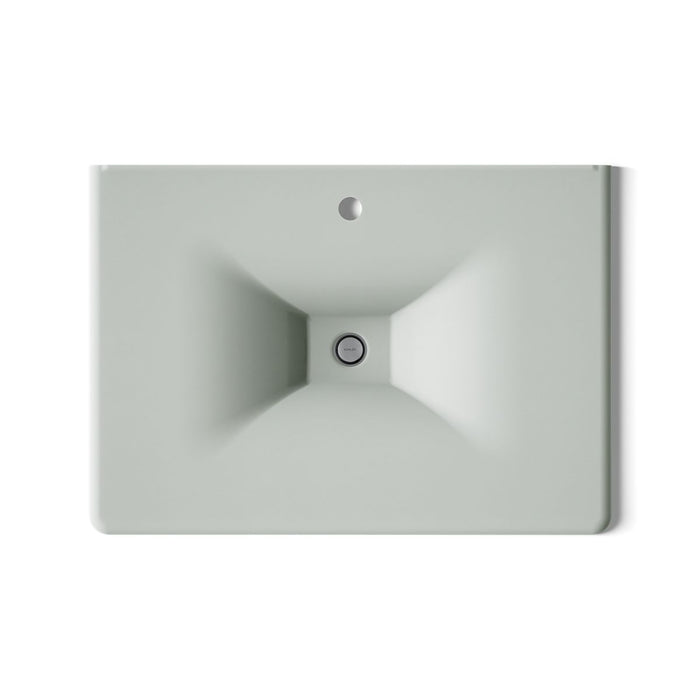 KOHLER K-3049-1 Iron/Impressions 31" Enameled cast iron vanity top with integrated rectangular sink