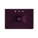 Kohler Iron/Impressions 31" Enameled cast iron vanity top with integrated rectangular sink