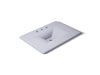 KOHLER K-3049-8 Iron/Impressions 31" Enameled cast iron vanity top with integrated rectangular sink, lavender grey
