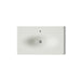Kohler Iron/Impressions 37" Enameled cast iron vanity top with integrated oval sink