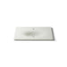 Kohler Iron/Impressions 37" Enameled cast iron vanity top with integrated oval sink