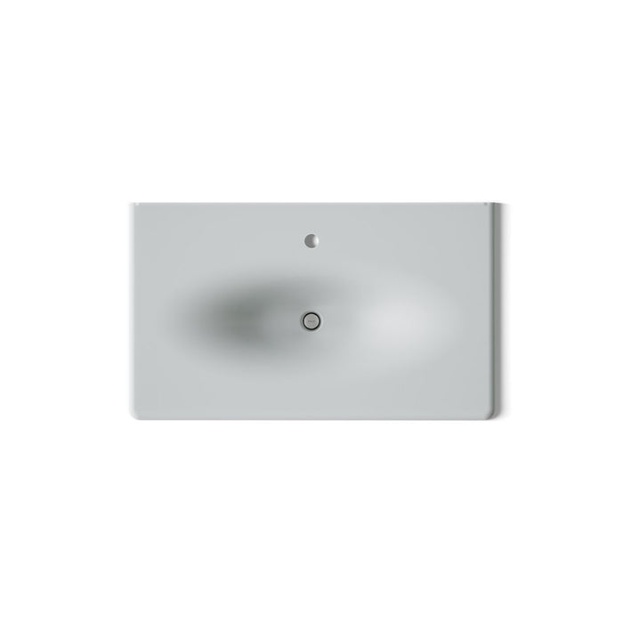 KOHLER K-3051-1 Iron/Impressions 37" Enameled cast iron vanity top with integrated oval sink
