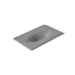 KOHLER K-3051-8 Iron/Impressions 37" Enameled cast iron vanity top with integrated oval sink, basalt - view 5