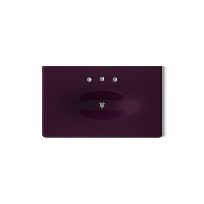 Kohler Iron/Impressions 37" Enameled cast iron vanity top with integrated oval sink