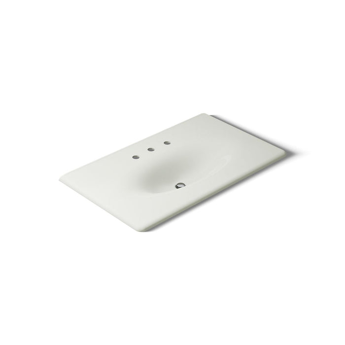 Kohler Iron/Impressions 37" Enameled cast iron vanity top with integrated oval sink