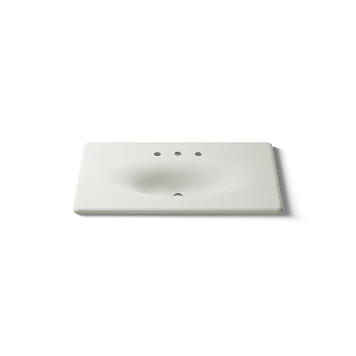 Kohler Iron/Impressions 37" Enameled cast iron vanity top with integrated oval sink