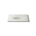Kohler Iron/Impressions 37" Enameled cast iron vanity top with integrated oval sink