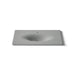 KOHLER K-3052-1 Iron/Impressions 43" Enameled cast iron vanity top with integrated oval sink, basalt - view 4