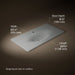 KOHLER K-3052-1 Iron/Impressions 43" Enameled cast iron vanity top with integrated oval sink, basalt - view 5