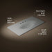 KOHLER K-3052-8 Iron/Impressions 43" Enameled cast iron vanity top with integrated oval sink, basalt - view 4