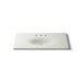 KOHLER K-3052-8 Iron/Impressions 43" Enameled cast iron vanity top with integrated oval sink, dune - view 5