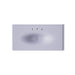KOHLER K-3052-8 Iron/Impressions 43" Enameled cast iron vanity top with integrated oval sink, lavender grey - view 2