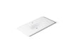 KOHLER K-3052-1 Iron/Impressions 43" Enameled cast iron vanity top with integrated oval sink