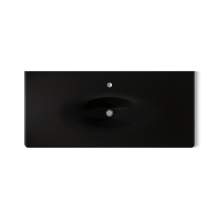 KOHLER K-3053-1 Iron/Impressions 49" Enameled cast iron vanity top with integrated oval sink