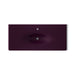 KOHLER K-3053-1 Iron/Impressions 49" Enameled cast iron vanity top with integrated oval sink, black plum - view 2