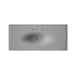 KOHLER K-3053-8 Iron/Impressions 49" Enameled cast iron vanity top with integrated oval sink, basalt - view 2