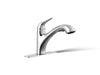 KOHLER K-30612 Jolt Pull-out kitchen sink faucet with two-function sprayhead