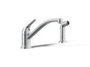 KOHLER K-30614 Jolt Single-handle kitchen sink faucet with side sprayer