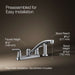 KOHLER K-30616 Jolt Two-handle kitchen sink faucet with side sprayer